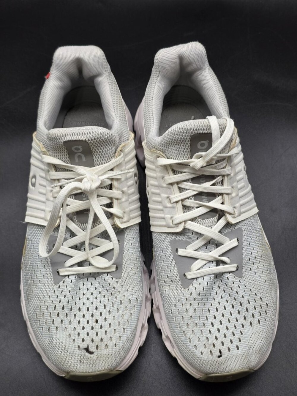 On Cloudswift Shoes Womens Size 9 White Mesh CloudTec Running Sneakers Damaged - Picture 3 of 13